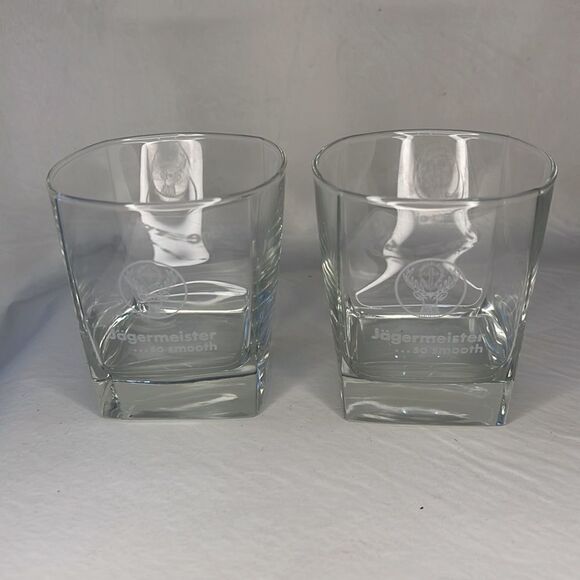 Jaegermeister So Smooth Liquor Glasses 8 Oz Each Set Of 2 Included Cocktail Bar - Picture 5 of 8